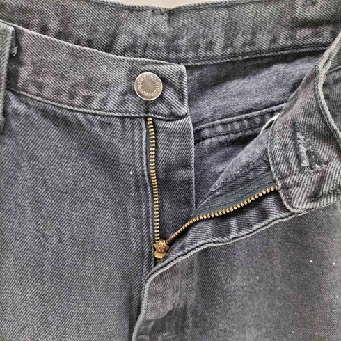 ラングラー Wrangler RELAXED FIT ブラックデニムパンツ メンズ 36×30
