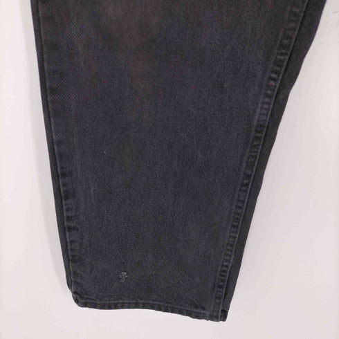 ラングラー Wrangler RELAXED FIT ブラックデニムパンツ メンズ 36×30