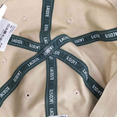 ラコステ LACOSTE コットンツイルLロゴキャップ メンズ 58cm