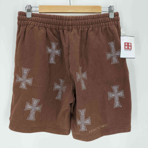 アンノウン UNKNOWN CROSS RHINESTONE SHORTS メンズ JPN:XL
