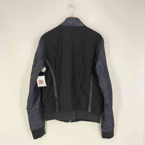 ディーゼル DIESEL ワッペン 切替 スイッチング 中綿 キルティングジャケット メンズ import:L