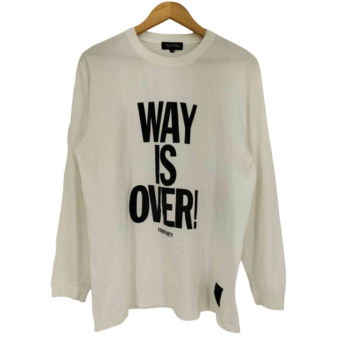FOURTHITY WAY IS OVER プリントクルーネックTシャツ メンズ JPN:2