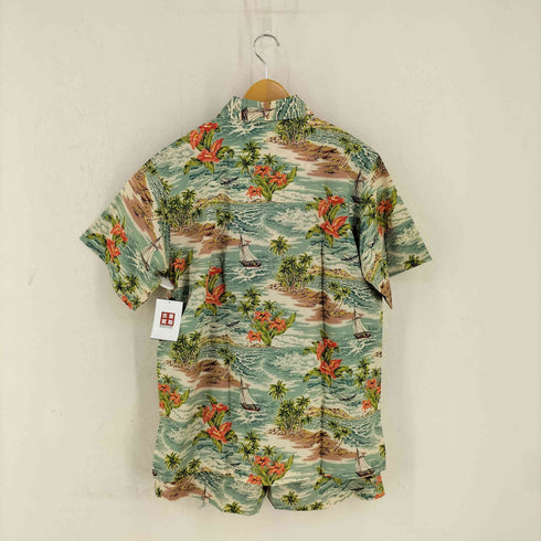 ポロバイラルフローレン Polo by RALPH LAUREN 90S アロハハーフボタンシャツパンツセットアップ メンズ L