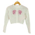 ブラックアイパッチ Black Eye Patch DRAGONS CROPPED L/S TEE ドラゴンプリント クロップド 長袖 Tシャツ レディース JPN:S