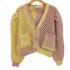ザラ ZARA KNIT CARDIGAN WITH GEM BUTTON ニットカーディガン ジュエリーボタン レディース JPN:M