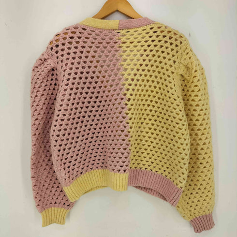 ザラ ZARA KNIT CARDIGAN WITH GEM BUTTON ニットカーディガン ジュエリーボタン レディース JPN:M