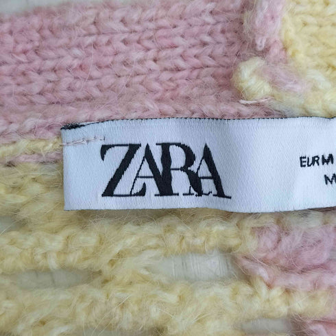 ザラ ZARA KNIT CARDIGAN WITH GEM BUTTON ニットカーディガン ジュエリーボタン レディース JPN:M