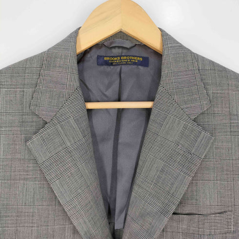 ブルックスブラザーズ BROOKS BROTHERS 80S グレンチェック 3B テーラードジャケット メンズ