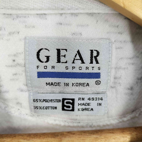 ギアフォースポーツ GEAR FOR SPORTS リブライン フロントプリント スウェット メンズ import:S