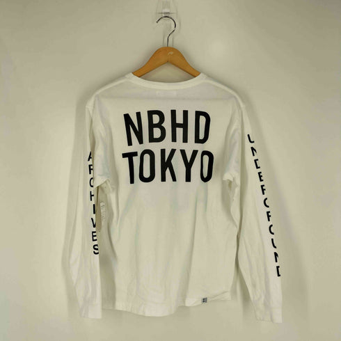 エスブイジーアーカイブスバイネイバーフッド SVG ARCHIVES BY NEIGHBORHOOD ロゴプリント クルーネック ロングスリーブ Tシャツ メンズ JPN:2