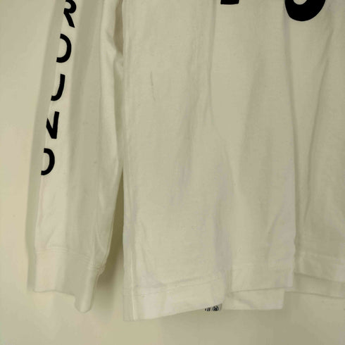 エスブイジーアーカイブスバイネイバーフッド SVG ARCHIVES BY NEIGHBORHOOD ロゴプリント クルーネック ロングスリーブ Tシャツ メンズ JPN:2