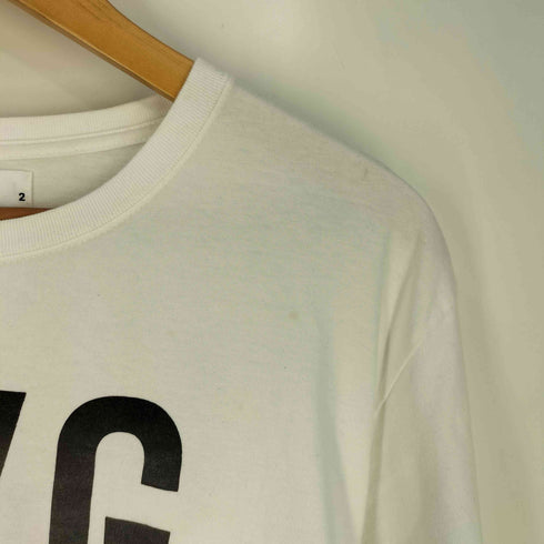 エスブイジーアーカイブスバイネイバーフッド SVG ARCHIVES BY NEIGHBORHOOD ロゴプリント クルーネック ロングスリーブ Tシャツ メンズ JPN:2