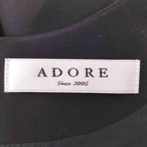 アドーア ADORE ハイカウントジョーゼットアシンメトリーヘムワンピース レディース JPN:38