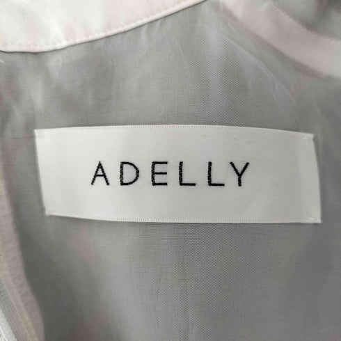 ADELLY レース切替 ボウタイ ワンピース レディース