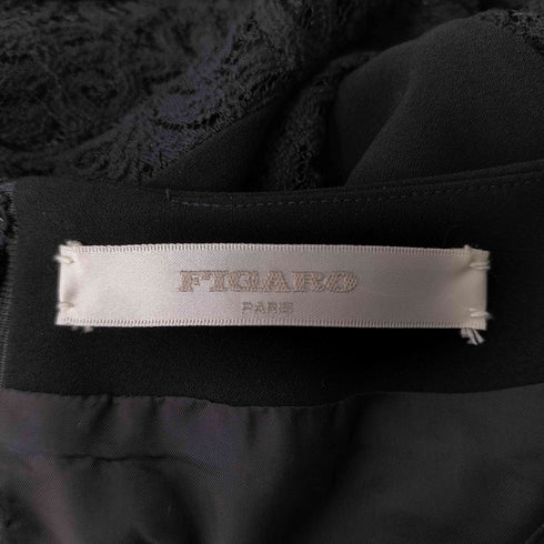 フィガロパリ FIGARO Paris ジョーゼットレース切り替えワンピース レディース JPN:38