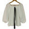 emm gather ribbon blouse リボンギャザーブラウス レディース FREE