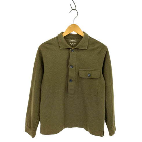 ニジュウサンクオム 23区HOMME BOILED WOOL JERSEY ウールメルトン フラップポケット ハーフボタンジャケット メンズ 46