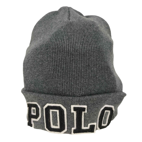 ポロラルフローレン POLO RALPH LAUREN ロゴワッペン ニット帽 メンズ ONE SIZE