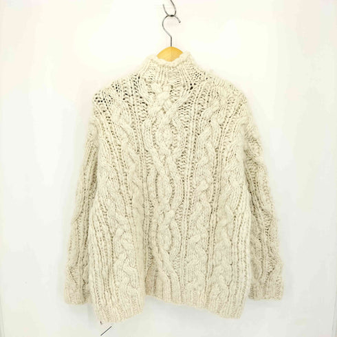 ラルフローレン RALPH LAUREN モックネック ローゲージ ウールニットセーター レディース XL