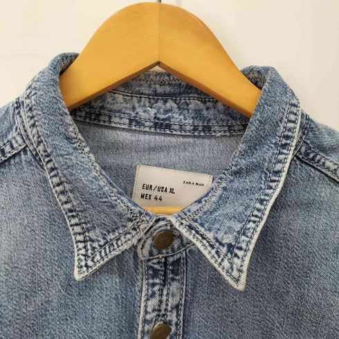 ザラマン ZARA MAN RELAX FIT ダメージ加工 デニムカバーオール メンズ  44