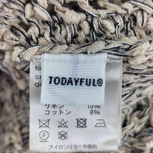 トゥデイフル TODAYFUL ローゲージ Vネック ニット セーターベスト レディース