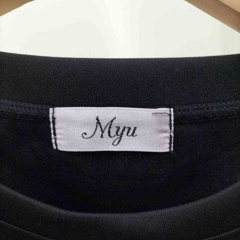 ミュー Myu フラワーパフスリーブ トップス レディース SM