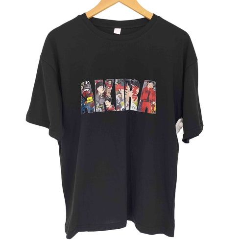 アニメロゴプリントTシャツ メンズ import:XL