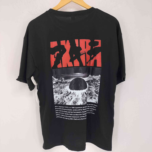 アニメロゴプリントTシャツ メンズ import:XL