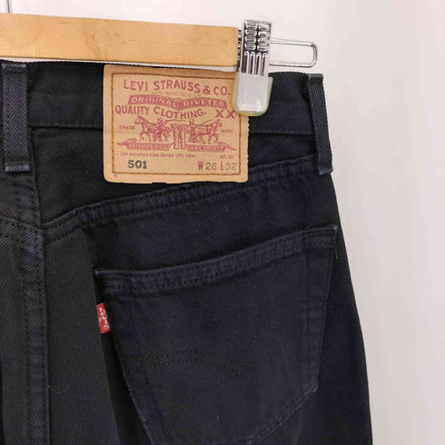 リーバイス Levis 90S フランス製 ユーロ規格 501 ボタン裏275 後染め ボタンフライ デニムパンツ レディース 28/32