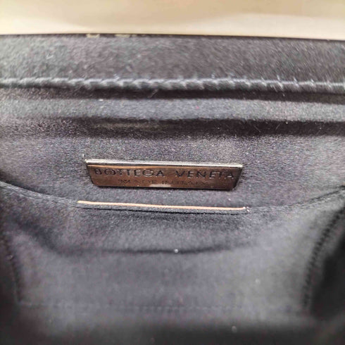 ボッテガヴェネタ BOTTEGA VENETA イントレチャート サテンハンドバッグ レディース