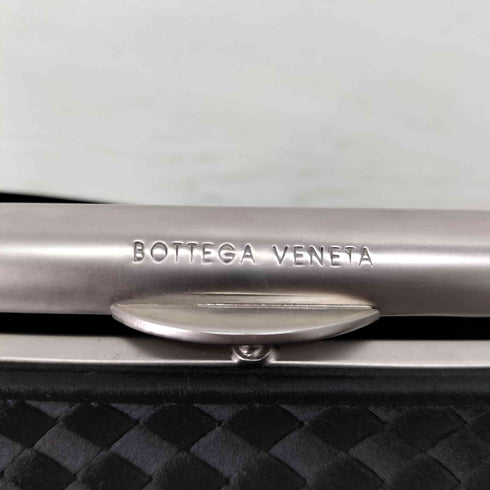 ボッテガヴェネタ BOTTEGA VENETA イントレチャート サテンハンドバッグ レディース