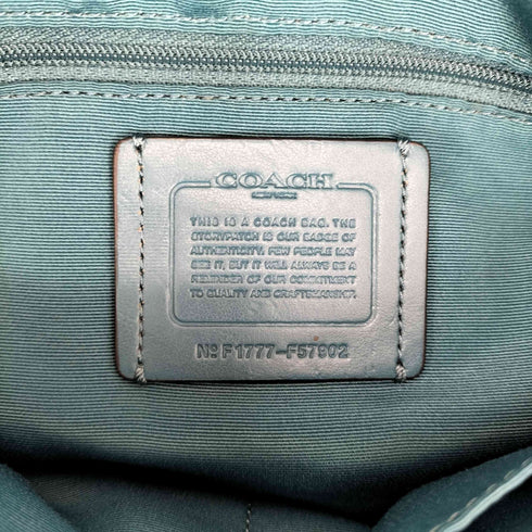 コーチ COACH 2WAY レザー×ナイロン トートバッグ レディース