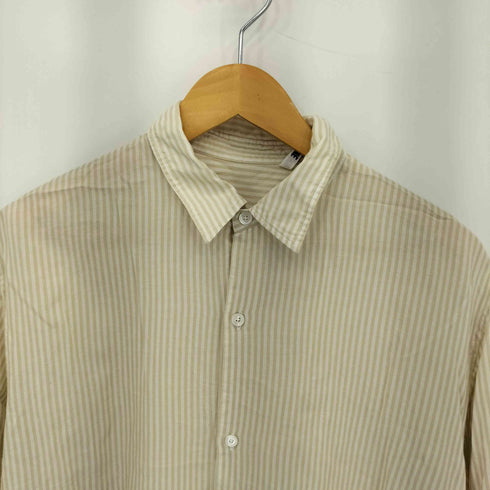 キャプテンサンシャイン KAPTAIN SUNSHINE Plain Shirt ストライプレギュラーカラー長袖シャツ メンズ 40
