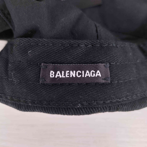バレンシアガ BALENCIAGA イタリア製 ロゴ刺繍 キャップ メンズ L