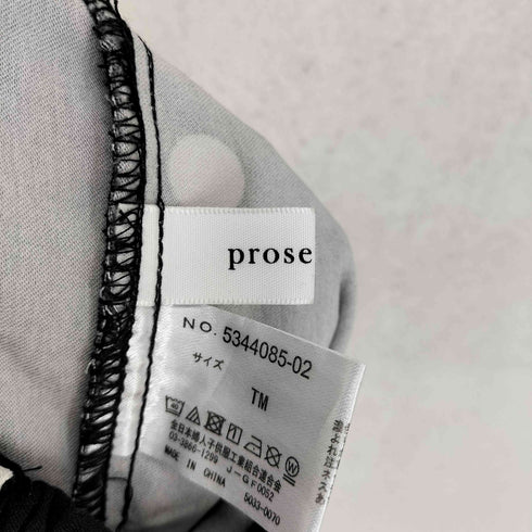 prose verse スーパーストレッチピンタックスリットドットパンツ レディース TM