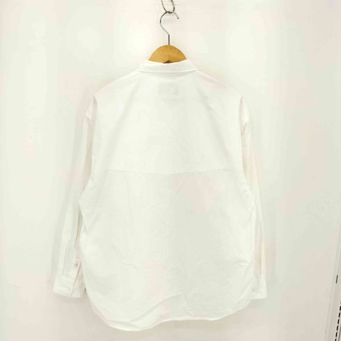 ブルーワーク BLUE WORK ネコ目ボタン コットンタイプライター クルーザーシャツ メンズ M