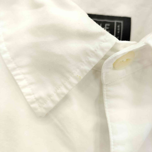 ブルーワーク BLUE WORK ネコ目ボタン コットンタイプライター クルーザーシャツ メンズ M