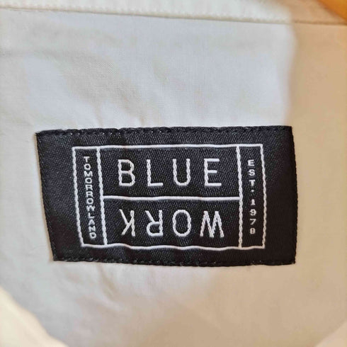 ブルーワーク BLUE WORK コットンタイプライター ショルダーパッチシャツ メンズ JPN:M
