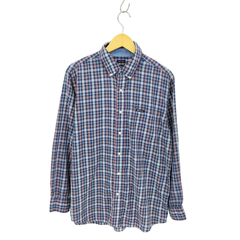 チャップス CHAPS マドラスチェック BD 長袖チェックシャツ メンズ L
