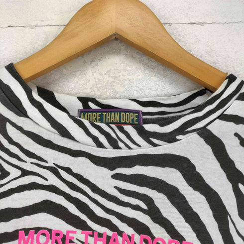モアザンドープ MORE THAN DOPE ゼブラ柄 Tシャツ メンズ FREE
