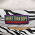 モアザンドープ MORE THAN DOPE ゼブラ柄 Tシャツ メンズ FREE