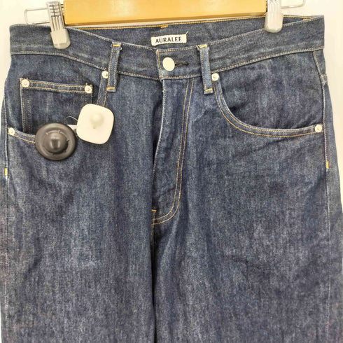 オーラリー AURALEE HARD TWIST DENIM WIDE PANTS ハードツイスト デニムワイドパンツ メンズ 30