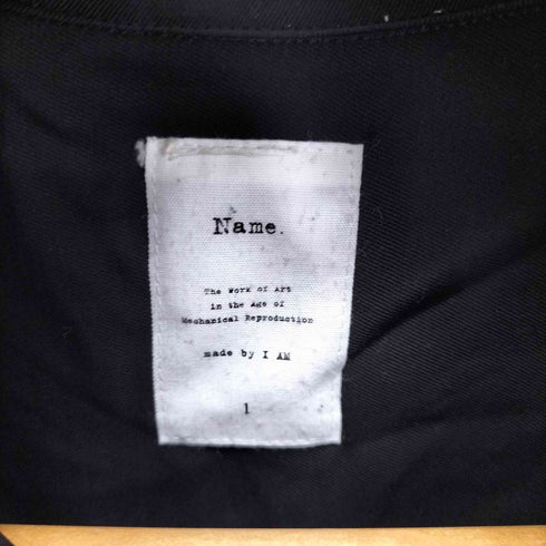 ネーム Name. 17SS ハーフジップシャツ ウール メンズ JPN:1
