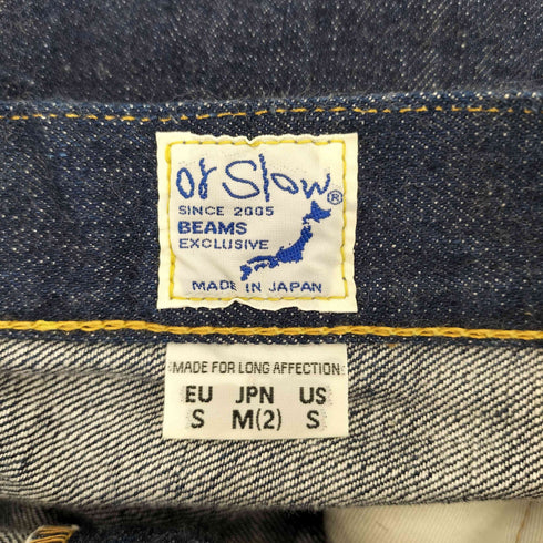 オアスロウ orSlow 別注 100XX super dad light weight selvedge denim 100 スーパーダッド ライトウエイト セルビッチデニムパンツ メンズ M