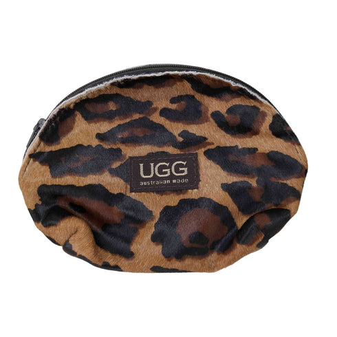 アグオーストラリア UGG Australia レオパード柄 ハラコポーチ レディース