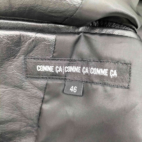 コムサ COMME CA カウレザー 3B テーラードジャケット メンズ JPN:46