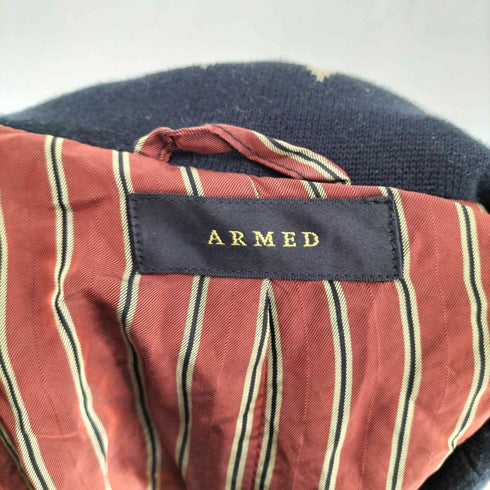 ARMED Y2K ダメージ加工 刺繍 ニットテーラードジャケット メンズ JPN:1