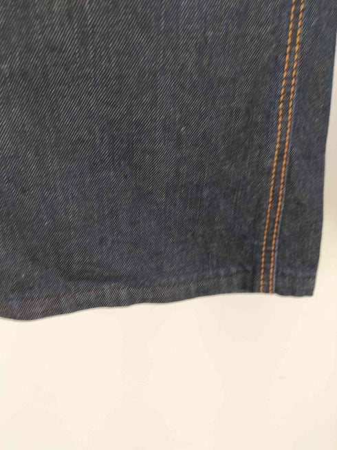 エドウィン EDWIN 505BG シンチバック セルビッチ ストレートデニムパンツ 濃紺 メンズ 32×33
