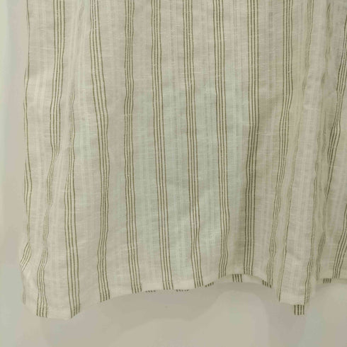 APOLDA 70-80S EURO VINTAGE ドイツ ユーロ ストライプ柄 ノースリーブ エポレット プルオーバー シャツブラウス レディース