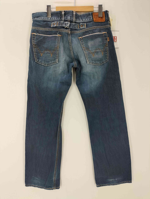エドウィン EDWIN 505BG シンチバック セルビッチ ストレートデニムパンツ メンズ 32×33